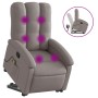 Liftable massage recliner taupe gray fabric by , Armchairs - Ref: Foro24-3204112, Price: 295,97 €, Discount: %