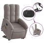 Liftable massage recliner taupe gray fabric by , Armchairs - Ref: Foro24-3204112, Price: 295,97 €, Discount: %