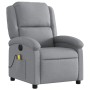 Sillón reclinable de masaje eléctrico tela gris claro de , Sillones - Ref: Foro24-3204152, Precio: 278,09 €, Descuento: %