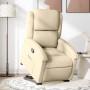 Cream Fabric Liftable Recliner by , Armchairs - Ref: Foro24-3204173, Price: 269,42 €, Discount: %