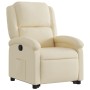 Sillón reclinable elevable de tela color crema de , Sillones - Ref: Foro24-3204173, Precio: 268,87 €, Descuento: %