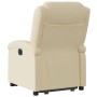 Sillón reclinable elevable de tela color crema de , Sillones - Ref: Foro24-3204173, Precio: 268,87 €, Descuento: %