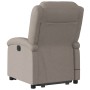 Liftable massage recliner taupe gray fabric by , Armchairs - Ref: Foro24-3204184, Price: 296,14 €, Discount: %