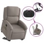 Liftable massage recliner taupe gray fabric by , Armchairs - Ref: Foro24-3204184, Price: 296,14 €, Discount: %