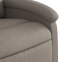 Sillón reclinable de masaje elevable tela gris taupé de , Sillones - Ref: Foro24-3204184, Precio: 291,13 €, Descuento: %