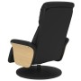 Sillón reclinable masaje con reposapiés cuero sintético negro de , Sillones - Ref: Foro24-356637, Precio: 276,69 €, Descuento: %