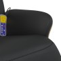 Massage recliner with footrest black synthetic leather by , Armchairs - Ref: Foro24-356637, Price: 276,69 €, Discount: %