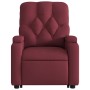 Sillón reclinable elevable tela rojo tinto de , Sillones - Ref: Foro24-3204713, Precio: 271,91 €, Descuento: %