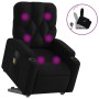 Black Fabric Liftable Massage Recliner by , Armchairs - Ref: Foro24-3204724, Price: 309,16 €, Discount: %