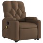 Silla de masaje reclinable de pie de tela marrón de , Sillones - Ref: Foro24-3204726, Precio: 293,84 €, Descuento: %