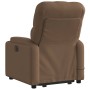 Silla de masaje reclinable de pie de tela marrón de , Sillones - Ref: Foro24-3204726, Precio: 285,22 €, Descuento: %