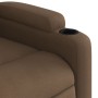 Silla de masaje reclinable de pie de tela marrón de , Sillones - Ref: Foro24-3204726, Precio: 285,22 €, Descuento: %