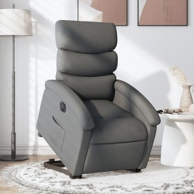 Sillón eléctrico reclinable elevable de tela gris oscuro de , Sillones - Ref: Foro24-3204003, Precio: 310,16 €, Descuento: %