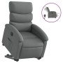 Sillón eléctrico reclinable elevable de tela gris oscuro de , Sillones - Ref: Foro24-3204003, Precio: 310,16 €, Descuento: %