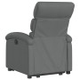 Sillón eléctrico reclinable elevable de tela gris oscuro de , Sillones - Ref: Foro24-3204003, Precio: 310,16 €, Descuento: %