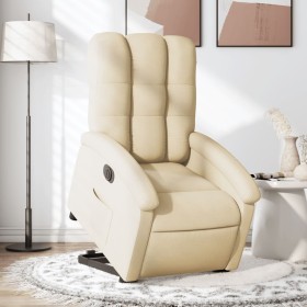 Cream Fabric Electric Liftable Recliner Chair by , Armchairs - Ref: Foro24-3204125, Price: 309,43 €, Discount: %