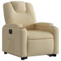 Sillón eléctrico reclinable elevable de tela color crema de , Sillones - Ref: Foro24-3204401, Precio: 317,49 €, Descuento: %