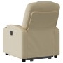 Sillón eléctrico reclinable elevable de tela color crema de , Sillones - Ref: Foro24-3204401, Precio: 317,49 €, Descuento: %