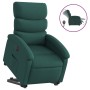 Sillón eléctrico reclinable elevable de tela verde oscuro de , Sillones - Ref: Foro24-3204008, Precio: 307,86 €, Descuento: %