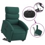 Sillón eléctrico reclinable elevable de tela verde oscuro de , Sillones - Ref: Foro24-3204008, Precio: 307,86 €, Descuento: %