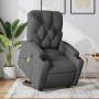 Liftable reclining electric massage chair dark gray fabric by , Armchairs - Ref: Foro24-3204747, Price: 340,06 €, Discount: %