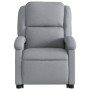 Sillón de masaje eléctrico reclinable elevable tela gris claro de , Sillones - Ref: Foro24-3204200, Precio: 336,02 €, Descuen...