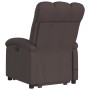 Sillón masaje eléctrico reclinable elevable tela marrón oscuro de , Sillones - Ref: Foro24-3204133, Precio: 334,57 €, Descuen...