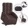 Electric massage chair reclining liftable dark brown fabric by , Armchairs - Ref: Foro24-3204133, Price: 331,49 €, Discount: %