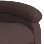 Electric massage chair reclining liftable dark brown fabric by , Armchairs - Ref: Foro24-3204133, Price: 331,49 €, Discount: %