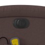 Electric massage chair reclining liftable dark brown fabric by , Armchairs - Ref: Foro24-3204133, Price: 331,49 €, Discount: %