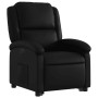 Sillón reclinable elevable eléctrico de cuero sintético negro de , Sillones - Ref: Foro24-3204240, Precio: 325,19 €, Descuent...