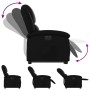 Sillón reclinable elevable eléctrico de cuero sintético negro de , Sillones - Ref: Foro24-3204240, Precio: 325,19 €, Descuent...