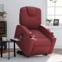 Electric lifting massage chair red artificial leather by , Armchairs - Ref: Foro24-3204455, Price: 333,61 €, Discount: %