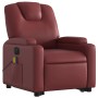 Sillón de masaje elevable eléctrico cuero artificial rojo tinto de , Sillones - Ref: Foro24-3204455, Precio: 333,61 €, Descue...