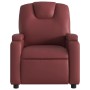 Sillón reclinable eléctrico de cuero sintético rojo tinto de , Sillones - Ref: Foro24-3204420, Precio: 264,82 €, Descuento: %