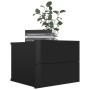 Nightstands 2 units glossy black plywood 40x30x30 cm by vidaXL, Nightstands - Ref: Foro24-801068, Price: 64,99 €, Discount: %