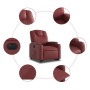 Sillón elevable eléctrico cuero artificial rojo tinto de , Sillones - Ref: Foro24-3204448, Precio: 344,50 €, Descuento: %