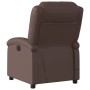 Brown synthetic leather electric reclining massage chair by , Armchairs - Ref: Foro24-3204221, Price: 280,53 €, Discount: %