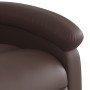 Brown synthetic leather electric reclining massage chair by , Armchairs - Ref: Foro24-3204221, Price: 265,97 €, Discount: %