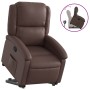 Brown synthetic leather lift-up recliner by , Armchairs - Ref: Foro24-3204228, Price: 357,92 €, Discount: %