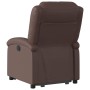 Brown synthetic leather lift-up recliner by , Armchairs - Ref: Foro24-3204228, Price: 357,92 €, Discount: %