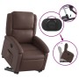 Brown synthetic leather lift-up recliner by , Armchairs - Ref: Foro24-3204228, Price: 357,92 €, Discount: %