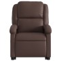 Brown synthetic leather lift-up recliner by , Armchairs - Ref: Foro24-3204228, Price: 357,92 €, Discount: %