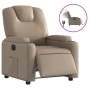 Sillón reclinable eléctrico de cuero sintético color capuchino de , Sillones - Ref: Foro24-3204422, Precio: 264,99 €, Descuen...