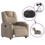 Sillón reclinable eléctrico de cuero sintético color capuchino de , Sillones - Ref: Foro24-3204422, Precio: 264,99 €, Descuen...