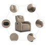 Sillón reclinable eléctrico de cuero sintético color capuchino de , Sillones - Ref: Foro24-3204422, Precio: 264,99 €, Descuen...