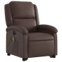 Brown synthetic leather electric lift massage chair by , Armchairs - Ref: Foro24-3204249, Price: 340,31 €, Discount: %