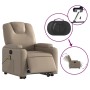 Sillón reclinable de masaje eléctrico cuero sintético capuchino de , Sillones - Ref: Foro24-3204457, Precio: 338,13 €, Descue...