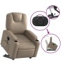 Sillón reclinable de masaje eléctrico cuero sintético capuchino de , Sillones - Ref: Foro24-3204457, Precio: 338,13 €, Descue...