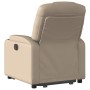 Sillón reclinable elevable cuero artificial color capuchino de , Sillones - Ref: Foro24-3204436, Precio: 272,20 €, Descuento: %